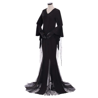 Gothic Ghost Vampire Dress for Women - Elegant Cosplay & Halloween Costume | Astricos-Astricos