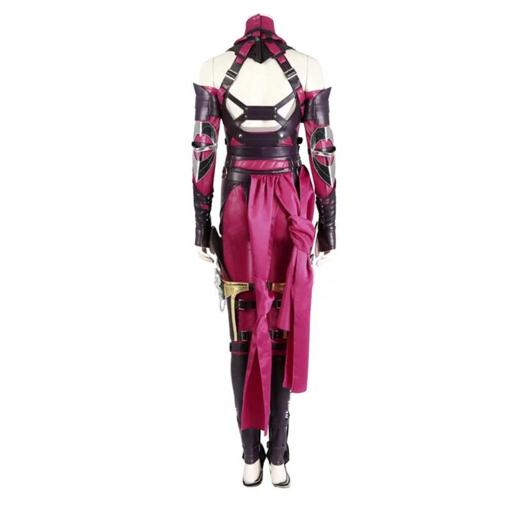 Sexy Mileena Cosplay Costume - Mortal Kombat Halloween Battle Outfit Full Set-Astricos