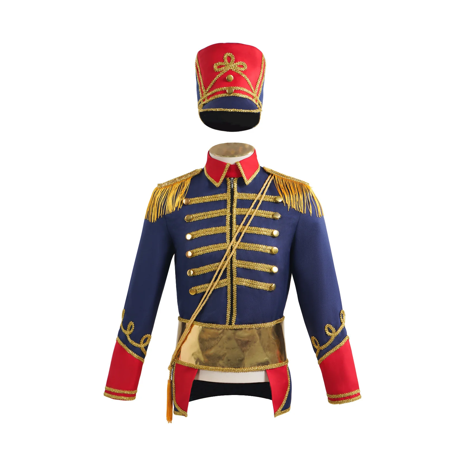 European Marshal Court Jacket with Hat, Custom‑Made for Medieval & Halloween Events
