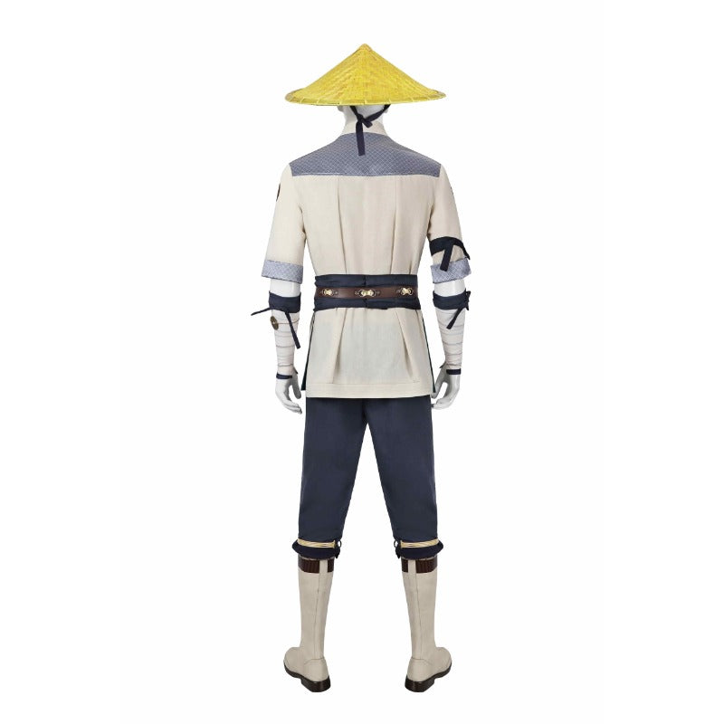 Mortal Kombat 1 Raiden Cosplay Costume Full Set - Thunder God Battle Uniform for Halloween & Cosplay Events-Astricos