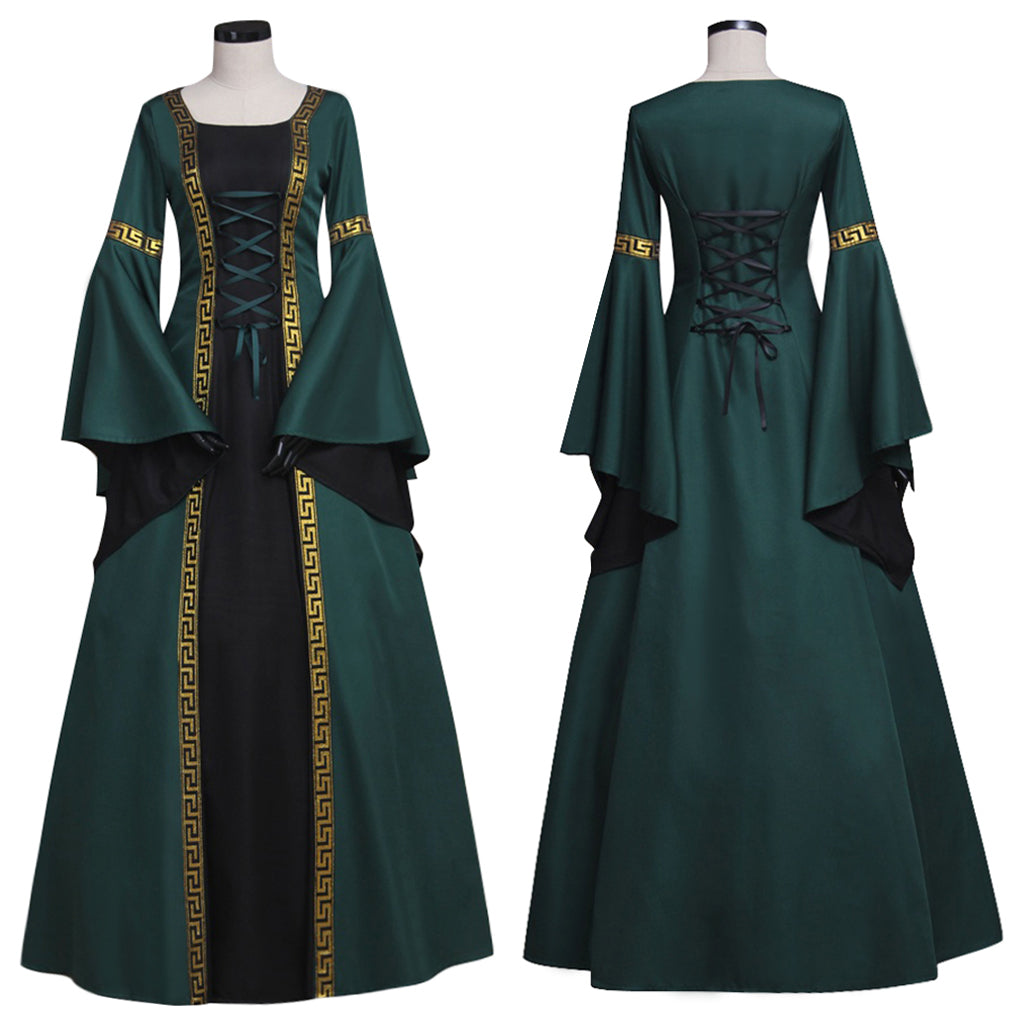 Royal Tudor Regency Princess Costume | Medieval Victorian Masquerade Ball Gown-Astricos