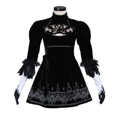 Nier Automata Yorha 2B Sexy Cosplay Costume | Premium Game Cosplay Outfit-Astricos