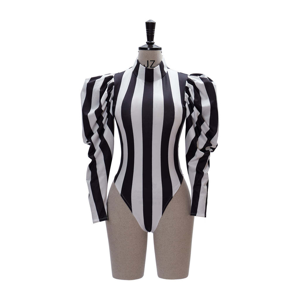 Official Licensed Beetlejuice Jumpsuit Cosplay Costume – Perfect for Halloween & Cosplay Events-Astricos