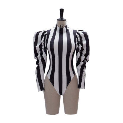 Official Licensed Beetlejuice Jumpsuit Cosplay Costume – Perfect for Halloween & Cosplay Events-Astricos