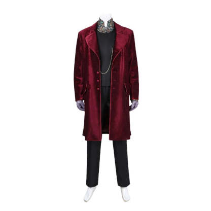 Willy Wonka Cosplay Costume for Adults - Chocolate Factory Fantasy Outfit for Halloween & Carnival-Astricos