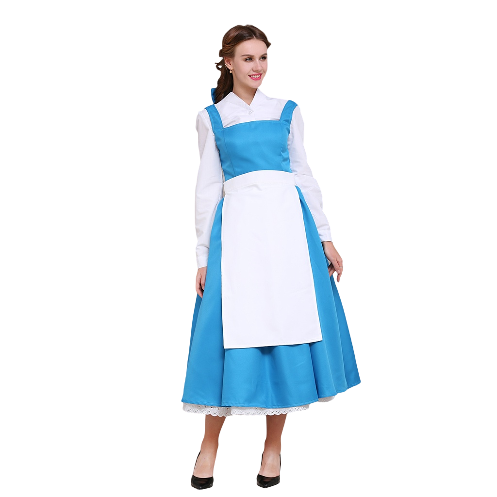 Beauty and the Beast Belle Cosplay Costume | Princess Dress for Halloween & Cosplay-Astricos
