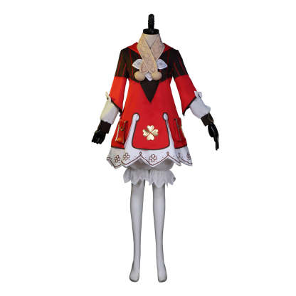 Genshin Impact Klee Cosplay Costume - Full Set with Hat & Accessories | Astricos-Astricos