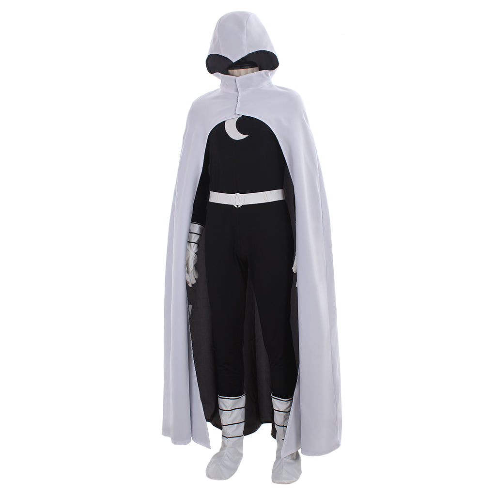 Moonlight Knight Black Version Cosplay Costume - Authentic Marvel Design with Boots Covers-Astricos