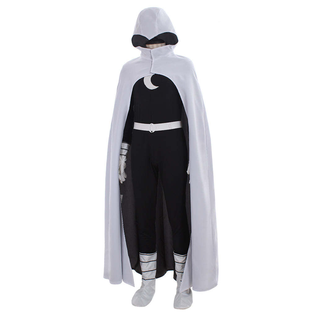 Moonlight Knight Black Version Cosplay Costume - Authentic Marvel Design with Boots Covers-Astricos