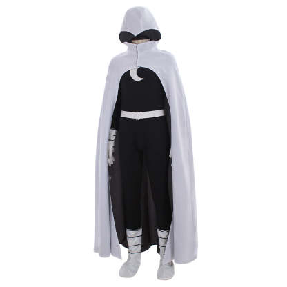 Moonlight Knight Black Version Cosplay Costume - Authentic Marvel Design with Boots Covers-Astricos