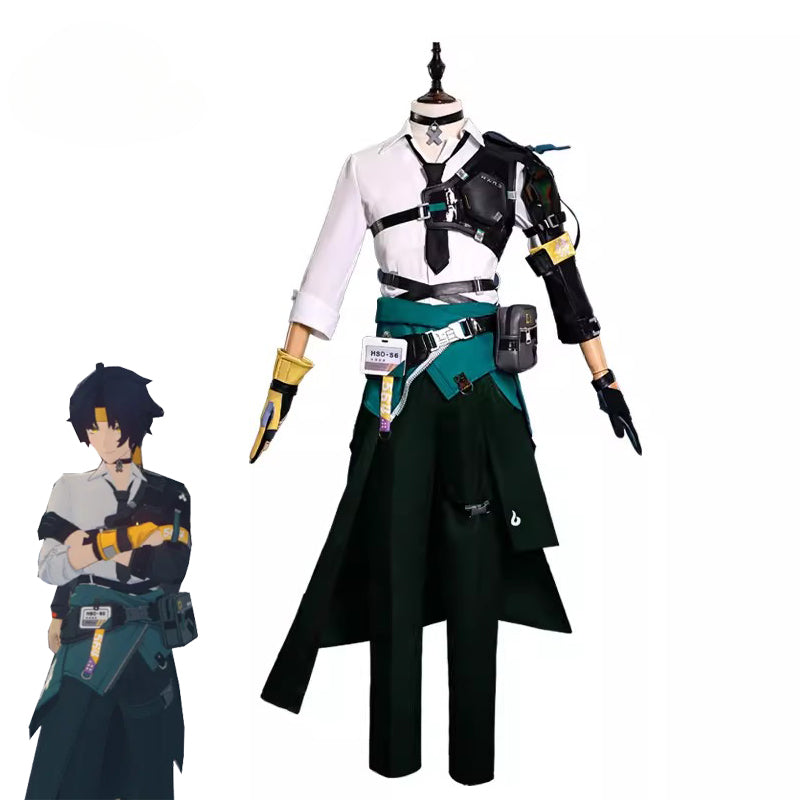 Zenless Zone Zero Harumasa Cosplay Costume - Complete Uniform Set with Headband & Choker for Section 6 Fans-Astricos