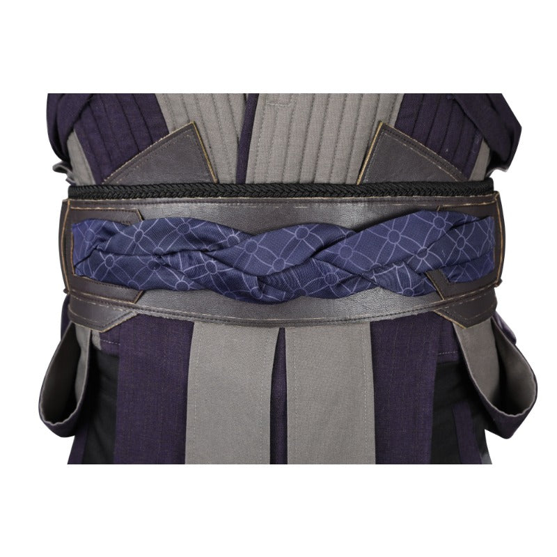 Mortal Kombat 1 Smoke Cosplay Costume Full Set with Mask for Halloween & Parties-Astricos