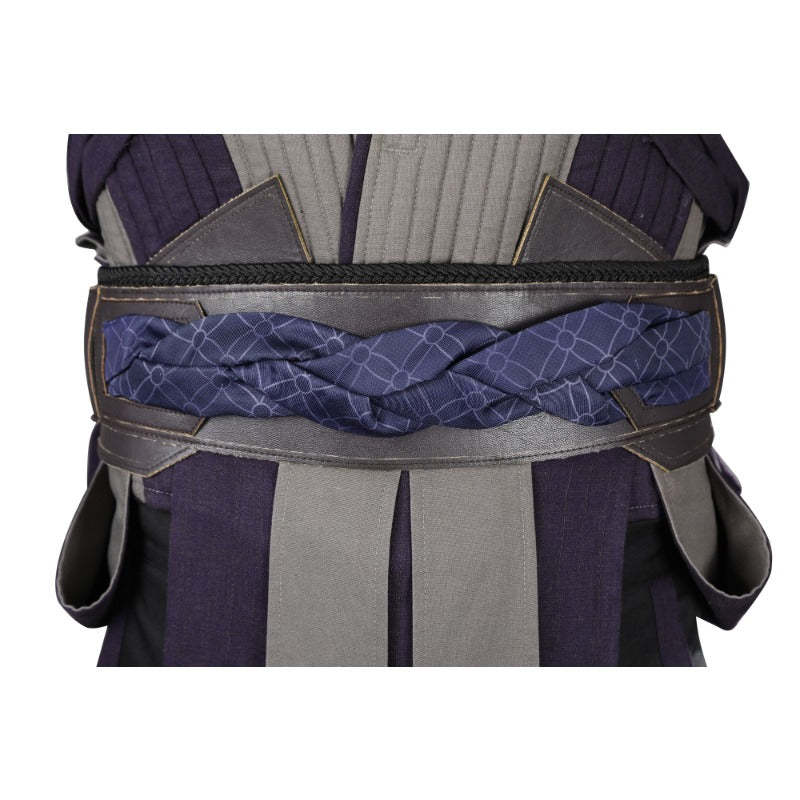 Mortal Kombat 1 Smoke Cosplay Costume Full Set with Mask for Halloween & Parties-Astricos