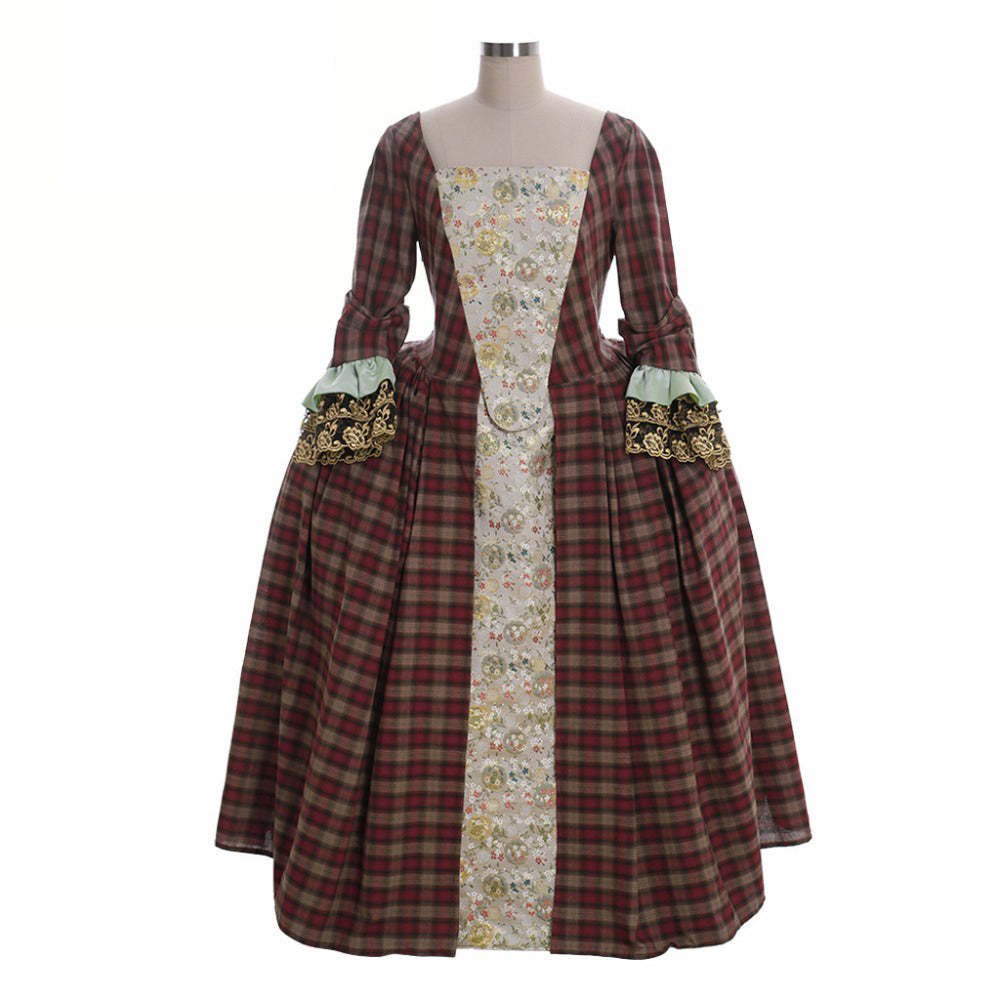 Outlander-Inspired Scottish Highlands Cosplay Dress for Women | 18th Century Costume-Astricos
