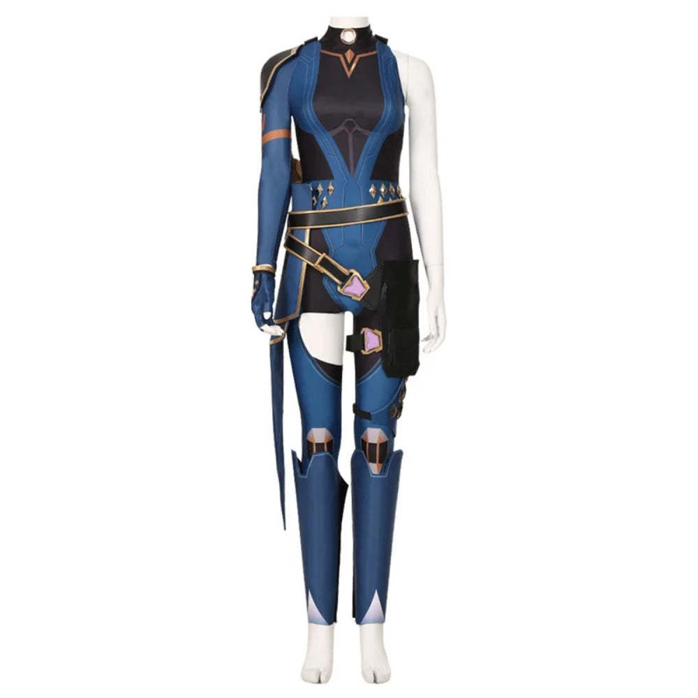 Valorant Reyna Cosplay Costume Jumpsuit Outfit - Perfect for Halloween & Carnival-Astricos