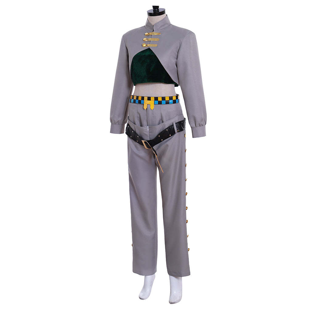 Jojo’s Bizarre Adventure Rohan Kishibe Premium Cosplay Costume | Astricos-Astricos