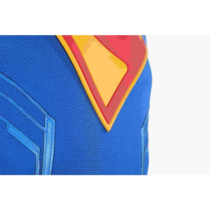 Superhero Legacy Clark Kent Cosplay Costume - Blue Zentai Bodysuit with Red Cape | Astricos-Astricos