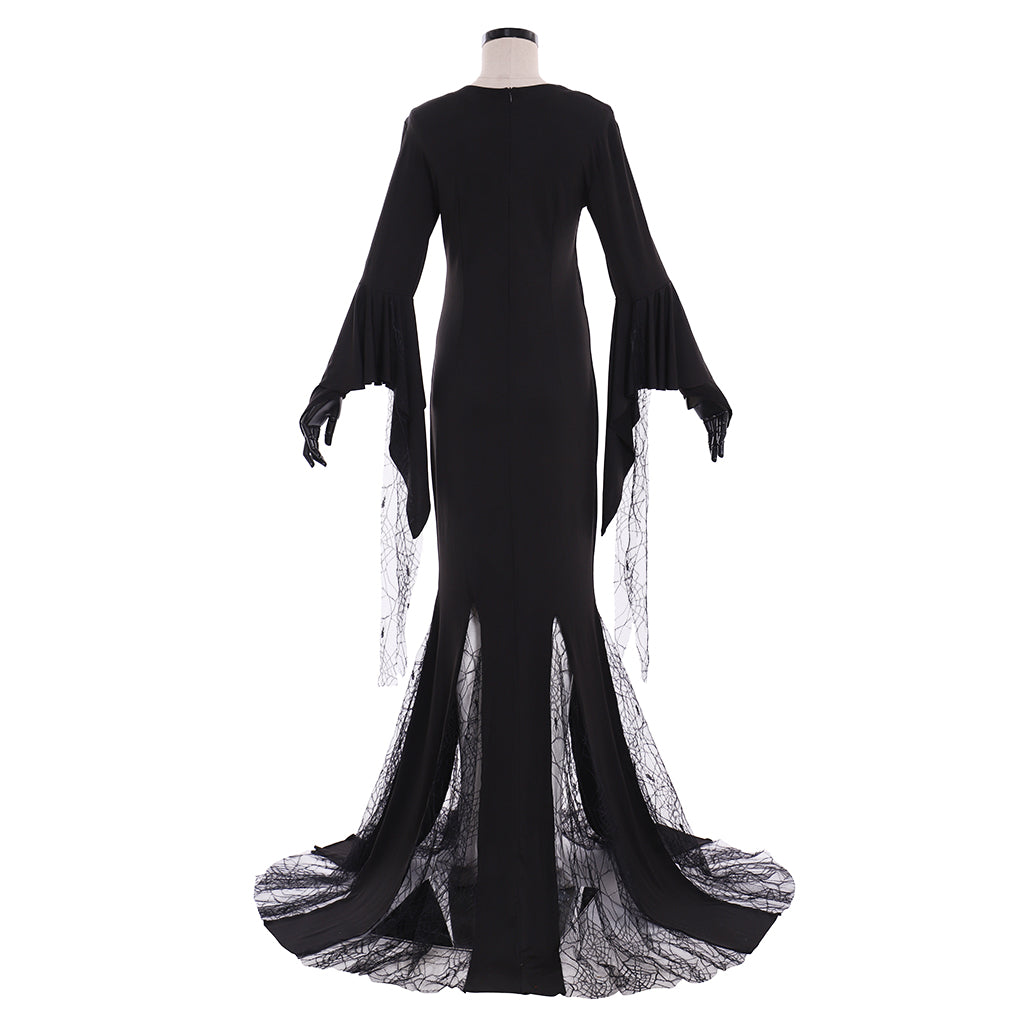 Gothic Ghost Vampire Dress for Women - Elegant Cosplay & Halloween Costume | Astricos-Astricos