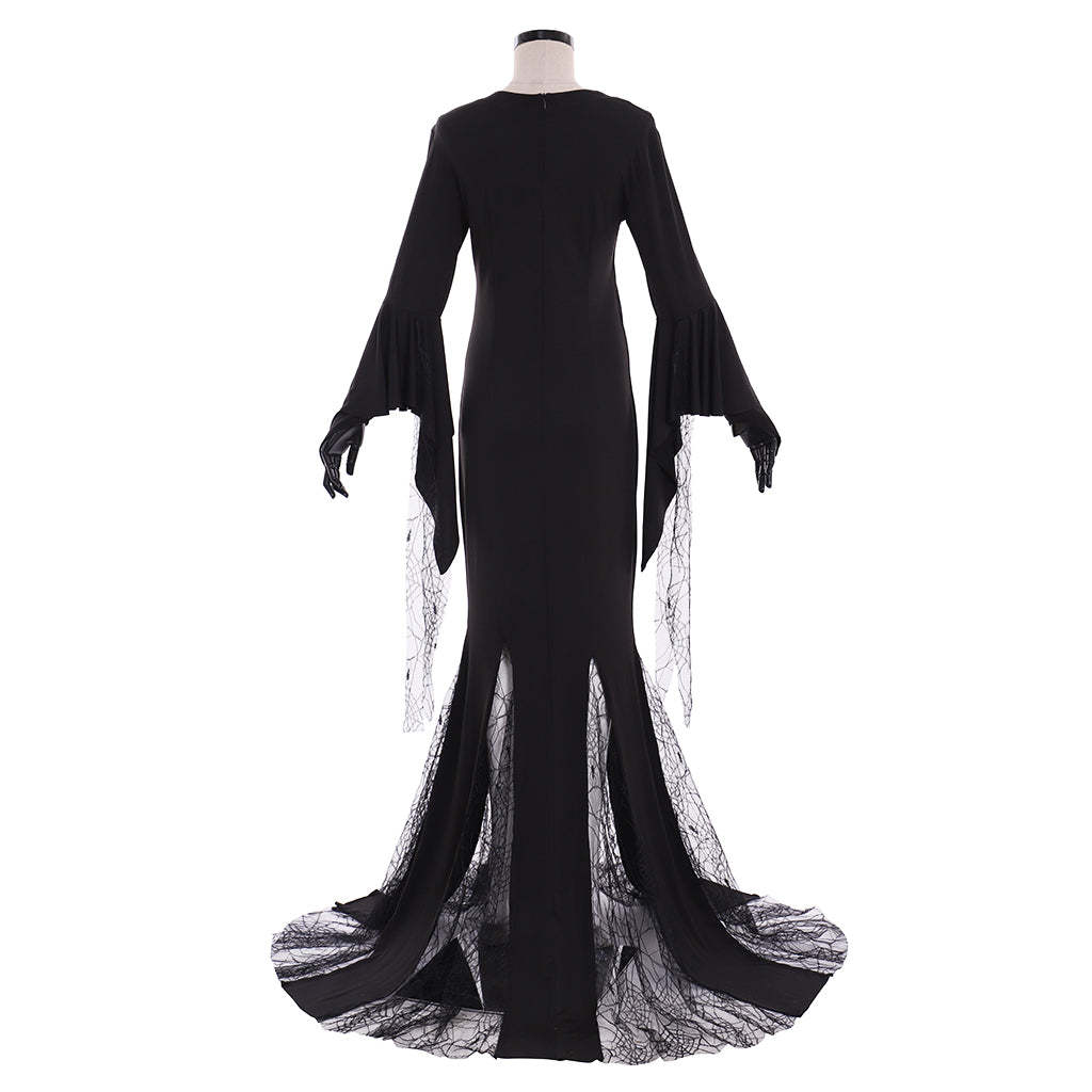 Gothic Ghost Vampire Dress for Women - Elegant Cosplay & Halloween Costume | Astricos-Astricos