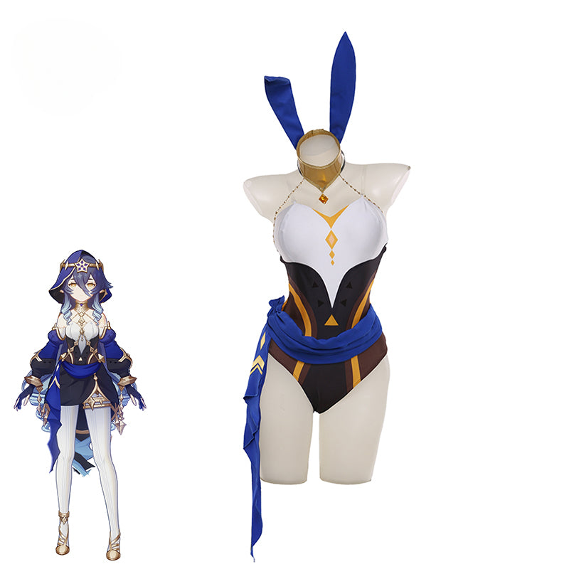 Layla Bunny Girl Costume - Genshin Impact Bunny Suit for Women | Astricos-Astricos