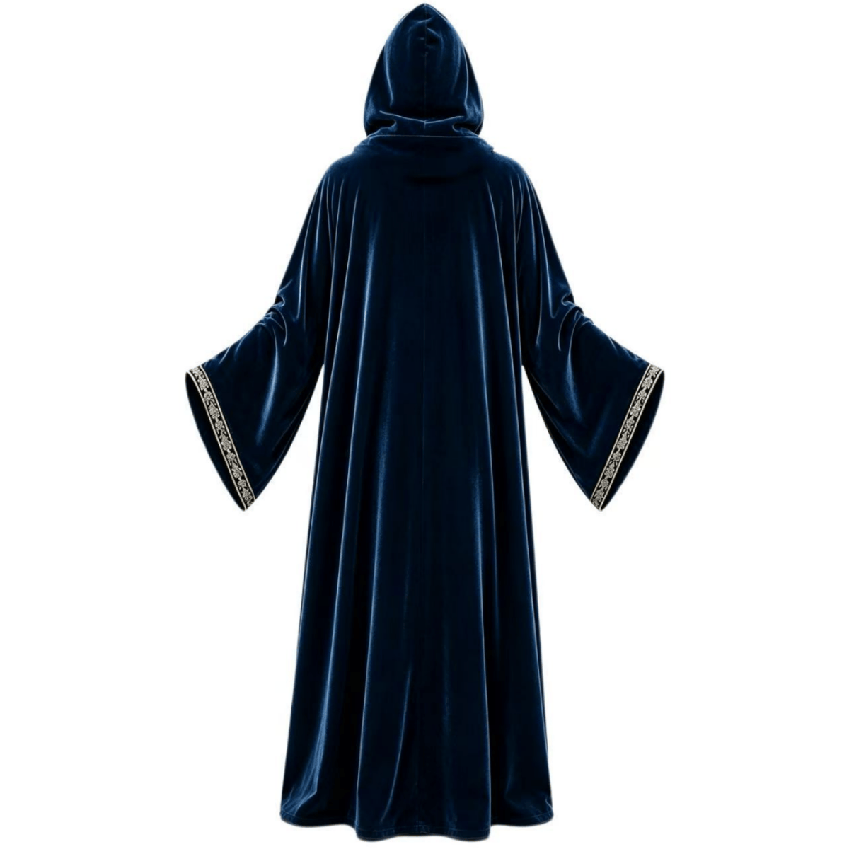 Medieval Renaissance Hooded Wizard Robe Cosplay Costume Custom For Halloween Party