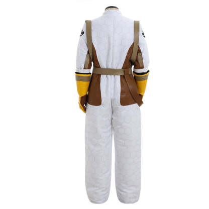 Mei Overwatch Cosplay Costume - Women's White Climatologist Jumpsuit Full Set-Astricos