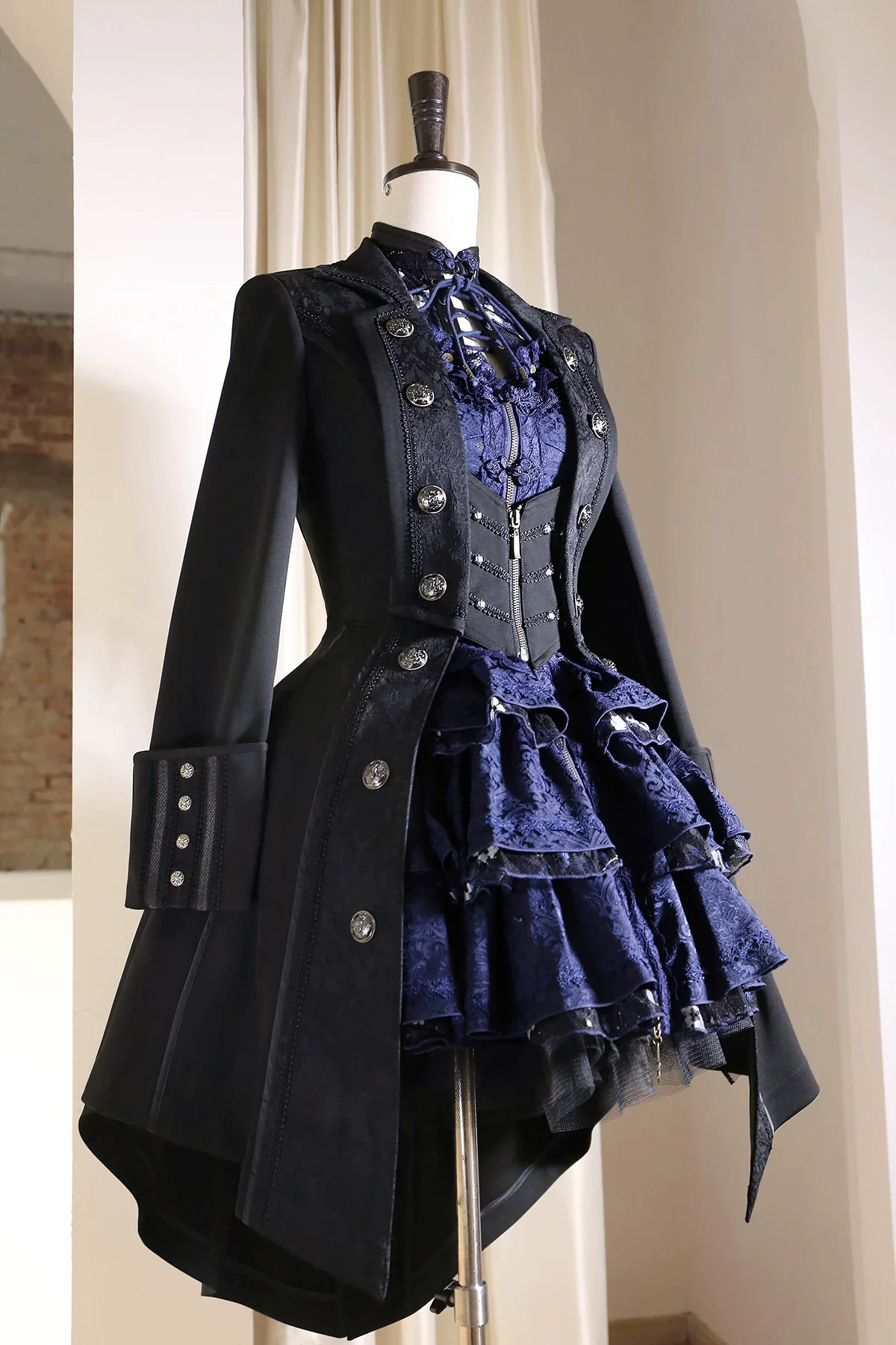 Gothic Lolita Prince Outfit, Custom‑Made for Medieval‑Themed Events