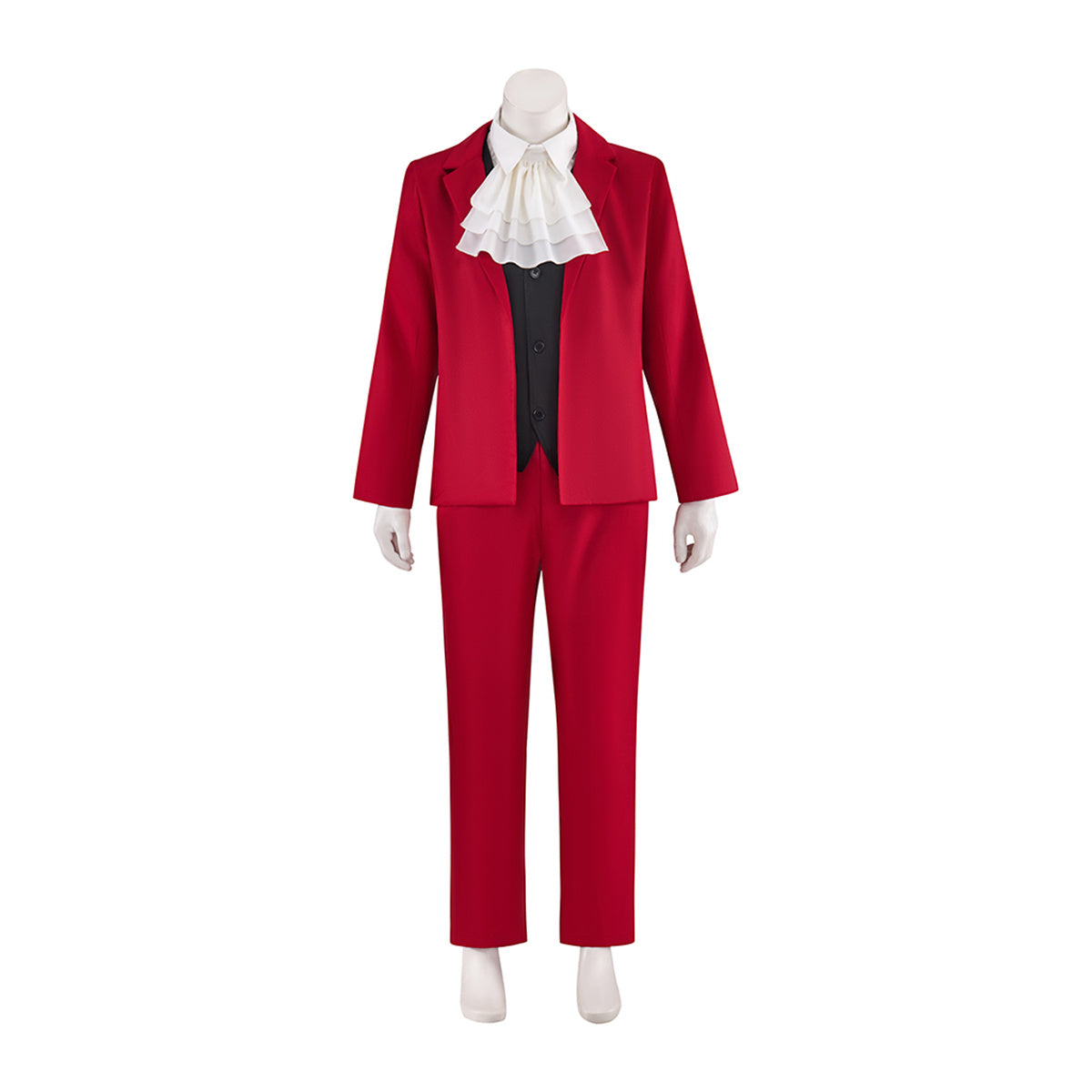 Premium Miles Edgeworth Cosplay Costume - Ace Attorney 4 Outfit-Astricos
