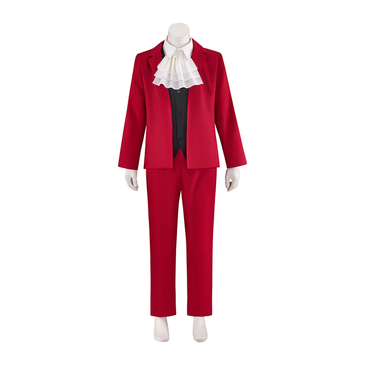 Premium Miles Edgeworth Cosplay Costume - Ace Attorney 4 Outfit-Astricos