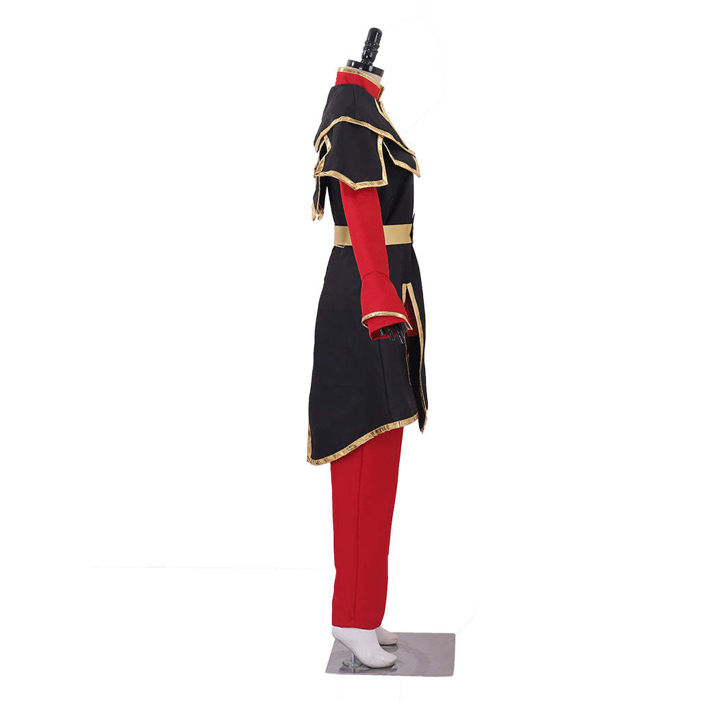 Elite Fire Nation Princess Azula Cosplay Costume – Avatar: The Last Airbender Outfit-Astricos