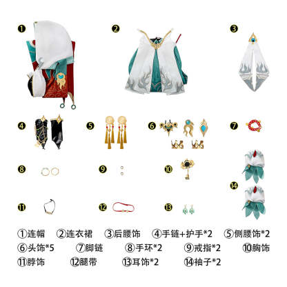 Honkai Star Rail Yunli Cosplay Costume - Full Set Outfit | Astricos-Astricos