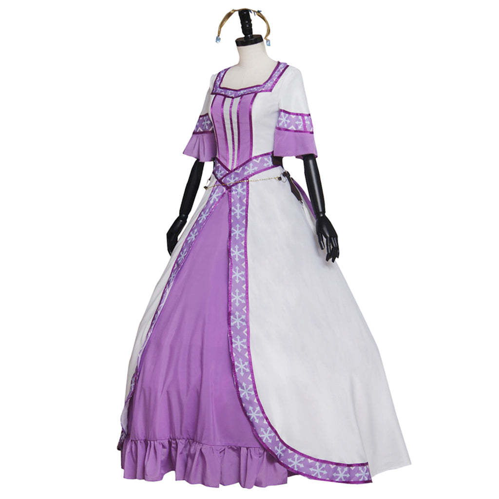 Exquisite Red-Haired Snow White Shirayuki Cosplay Costume | Astricos-Astricos