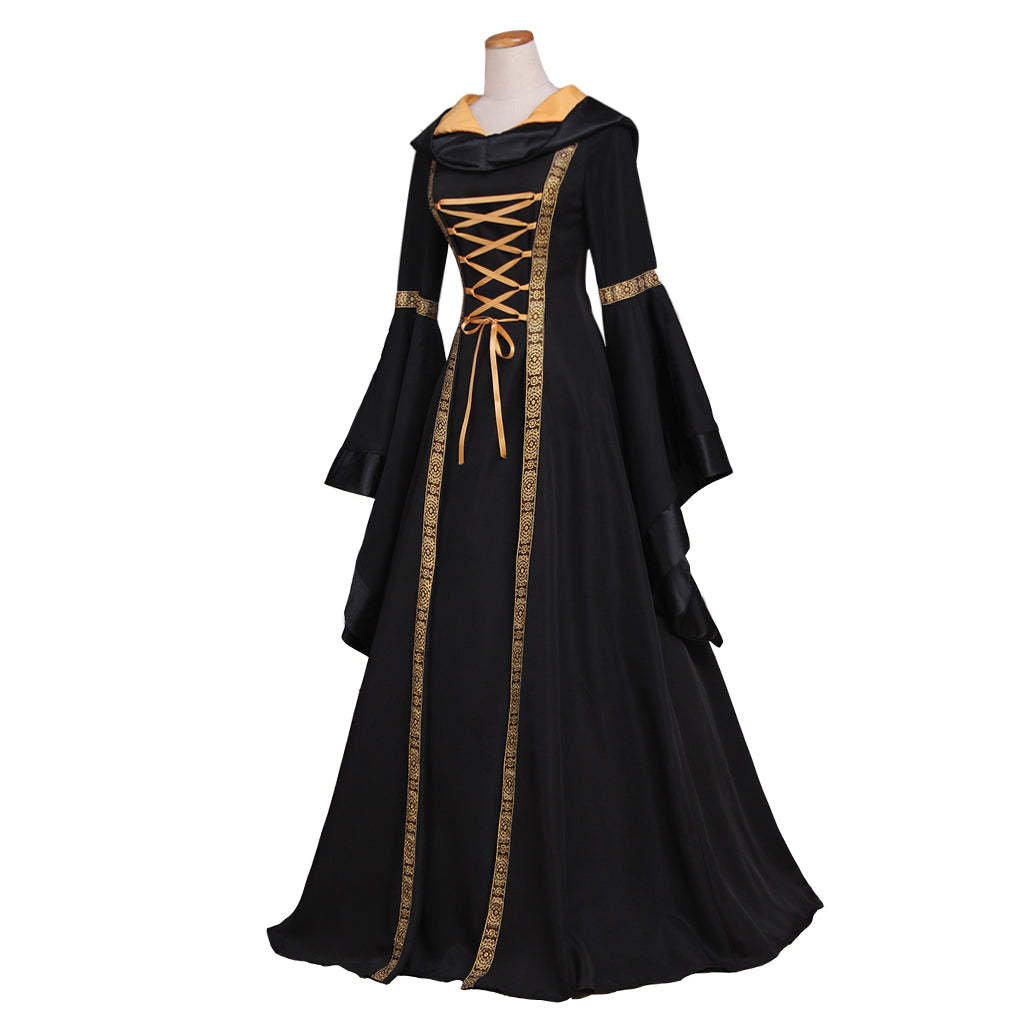 Gothic Renaissance Dress for Women - Medieval Halloween & Cosplay Costume-Astricos