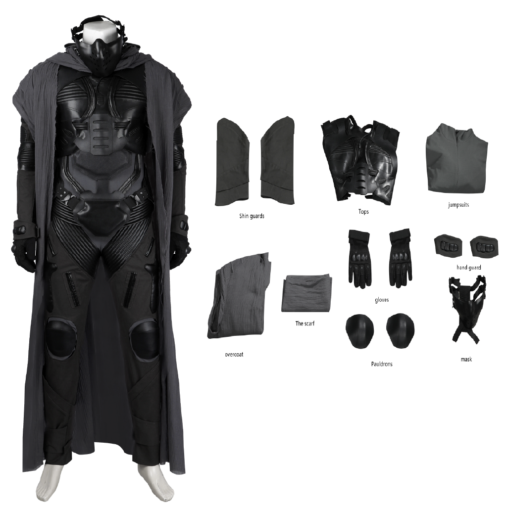 Dune 2 Paul Atreides Fremen Stillsuit Cosplay Costume - Full Armor Set 