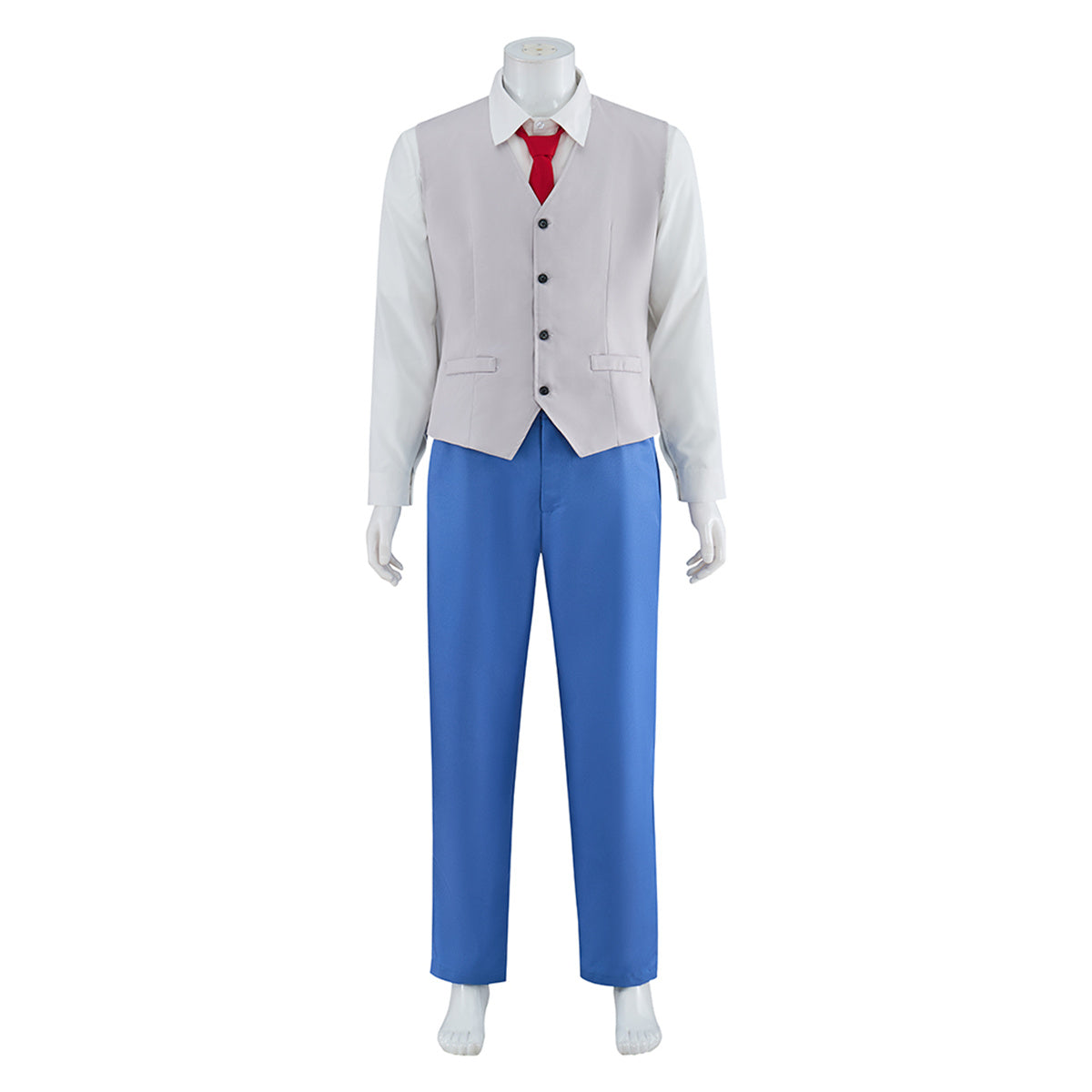 Phoenix Wright Ace Attorney Cosplay Costume - Naruhodo Ryuichi Outfit for Halloween & Festivals-Astricos