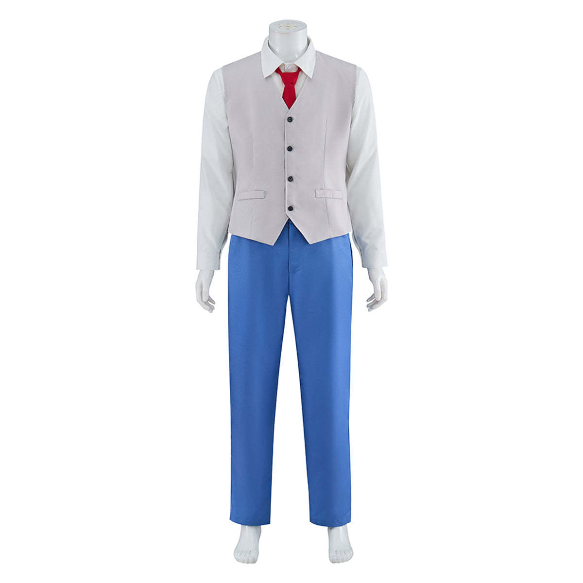 Phoenix Wright Ace Attorney Cosplay Costume - Naruhodo Ryuichi Outfit for Halloween & Festivals-Astricos