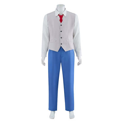Phoenix Wright Ace Attorney Cosplay Costume - Naruhodo Ryuichi Outfit for Halloween & Festivals-Astricos