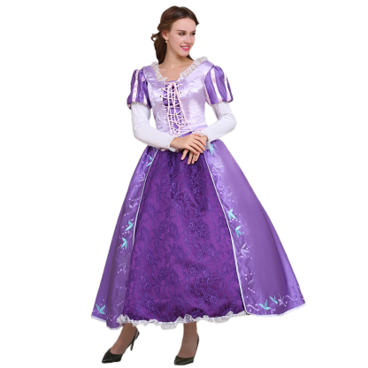 Disney Tangled Cosplay Costume Series - Rapunzel, Naveen, Mother Gothel Outfits | Astricos-Astricos