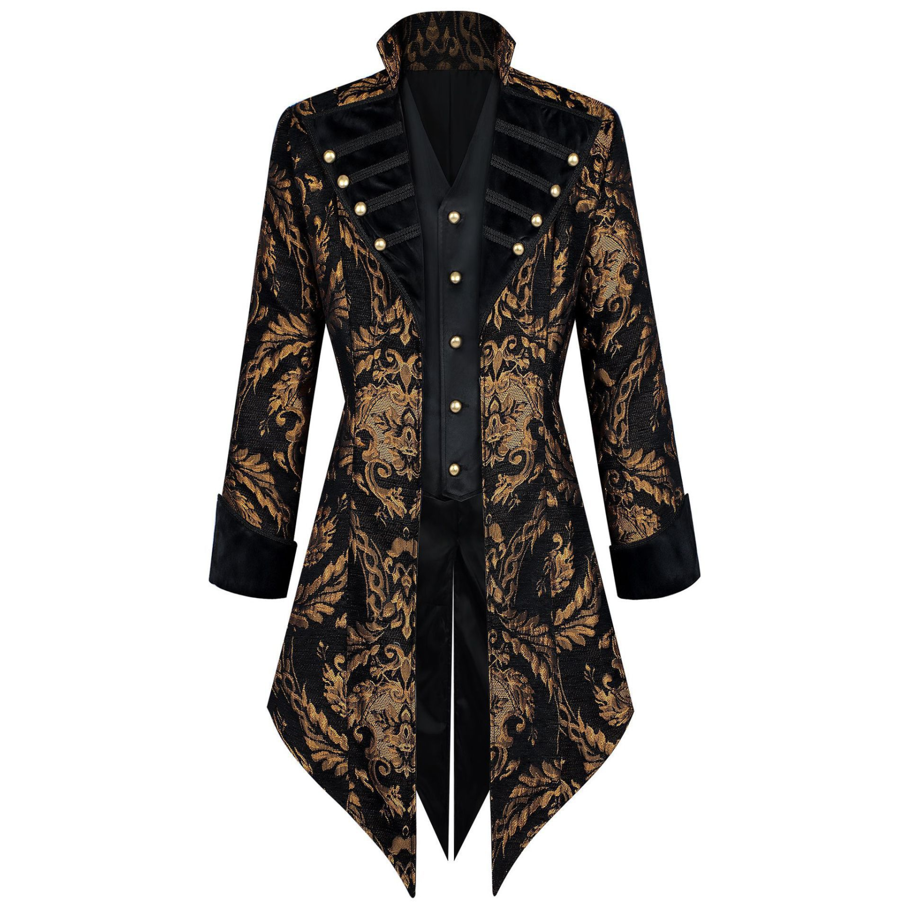 Gothic Victorian Tailcoat Jacket, Custom‑Made for Medieval Themed Events