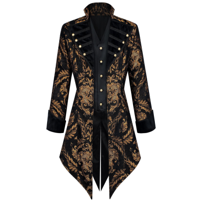 Gothic Victorian Tailcoat Jacket, Custom‑Made for Medieval Themed Events