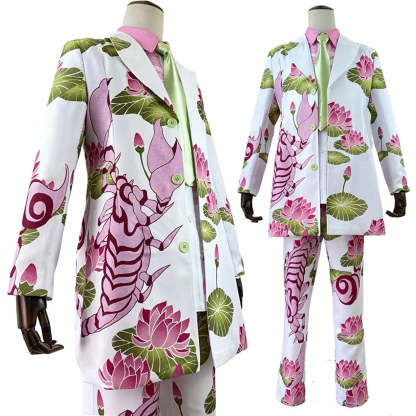 Haruchiyo Sanzu Uniform Pink Scorpio Cosplay Costume - Tokyo Anime Exhibition 4PCS Dress-Astricos