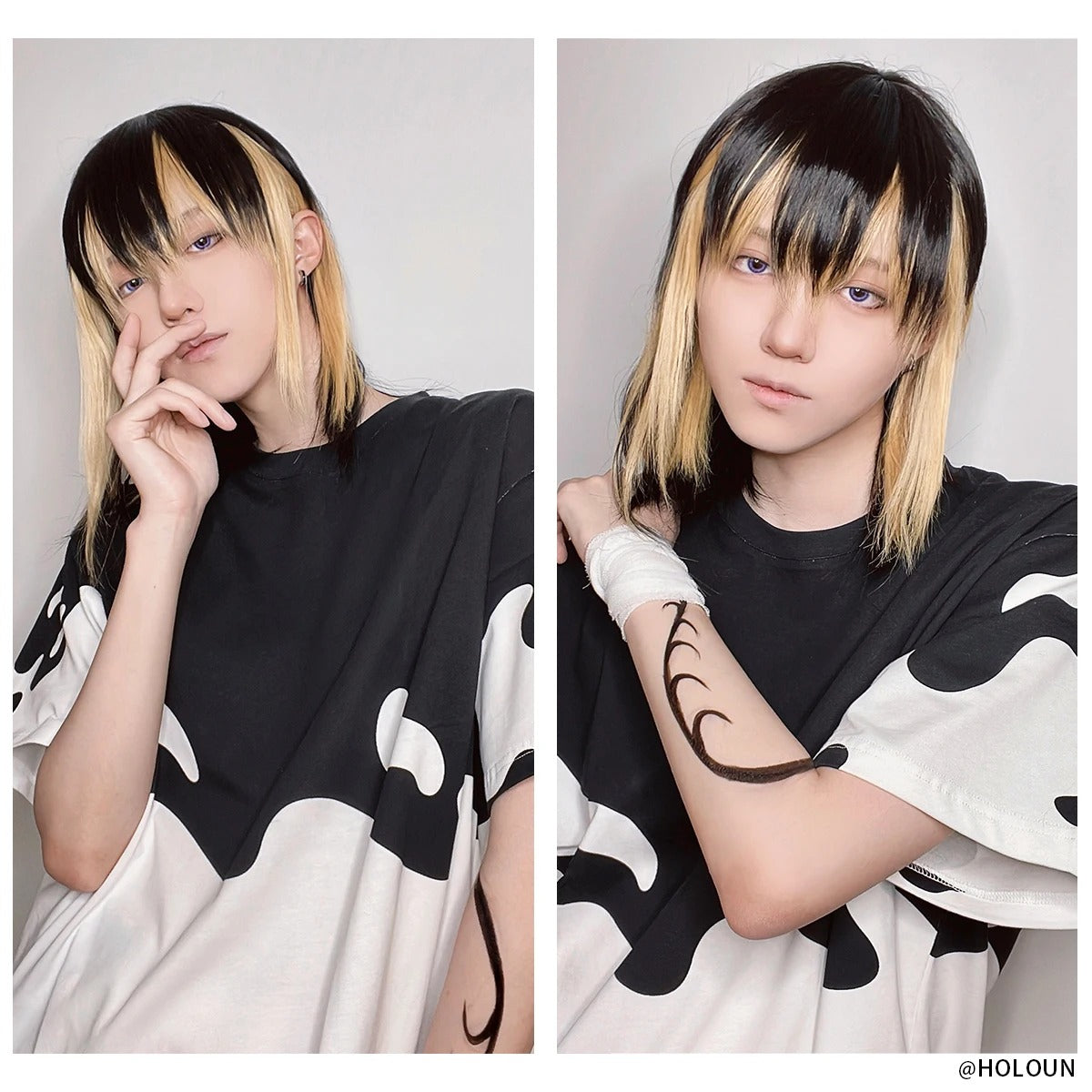 Ran Haitani & Rindo Haitani Brothers Tokyo Anime Cosplay Costume T-Shirt - Spring Summer Casual Wear-Astricos