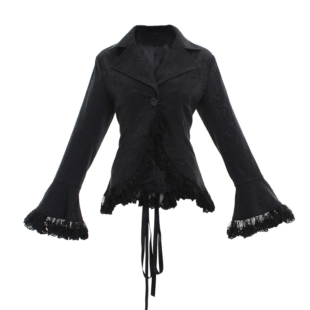 Victorian Renaissance Retro Lace Jacket for Women - Steampunk Medieval Noble Princess Coat-Astricos