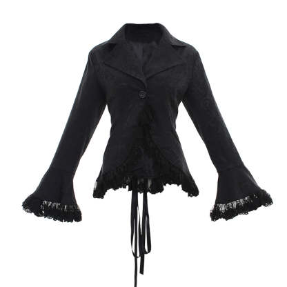 Victorian Renaissance Retro Lace Jacket for Women - Steampunk Medieval Noble Princess Coat-Astricos