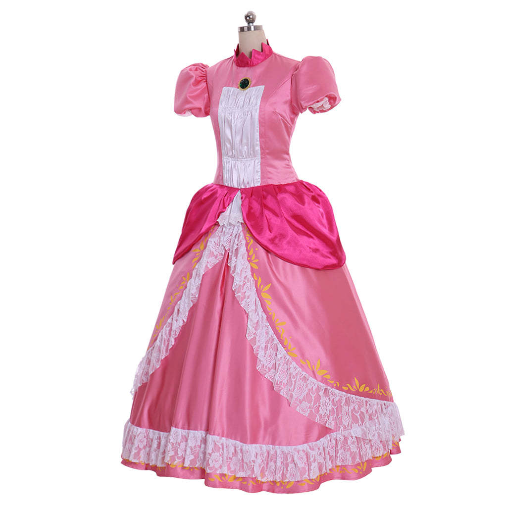 Princess Daisy Cosplay Costume | Peach’s Sister Dress | Astricos-Astricos