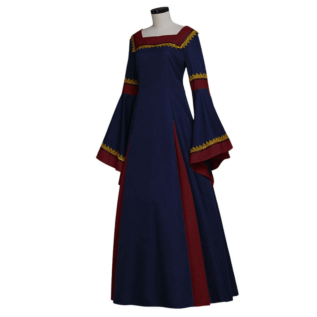 Gothic Steampunk Medieval Dress - Renaissance Victorian Queen Princess Ball Gown for Halloween & Cosplay-Astricos