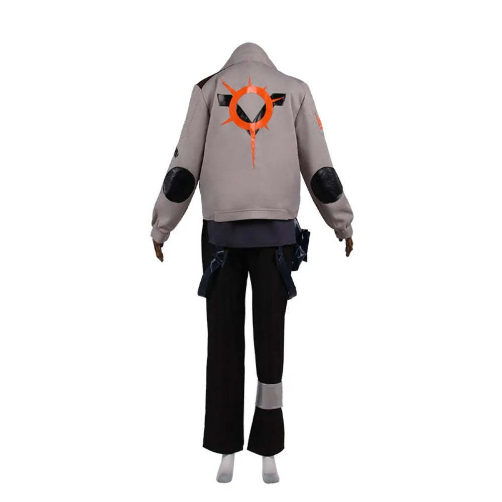 Valorant Phoenix Cosplay Costume for Men - Complete Coat, Pants & Belt Set for Halloween & Carnival-Astricos