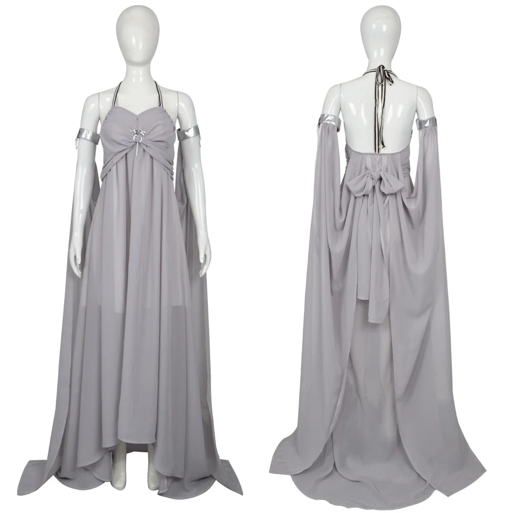 Game of Thrones Daenerys Grey Dress Cosplay Costume, Custom for Comic-Con & Halloween