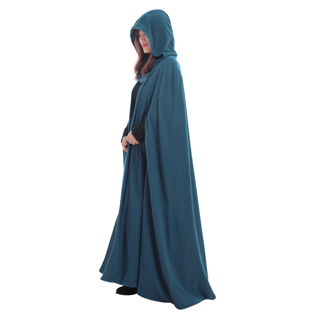 Gothic Winter Cloak Hooded Trench Coat for Women - Elegant Victorian Style Cape-Astricos