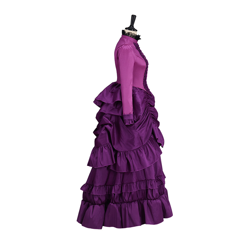 Victoria Rose Pink Cosplay Dress – Elegant & Detailed Women's Costume | Astricos-Astricos